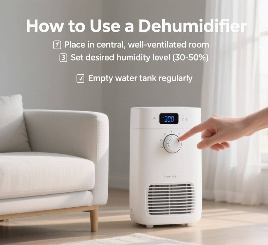 How to Use a Dehumidifier