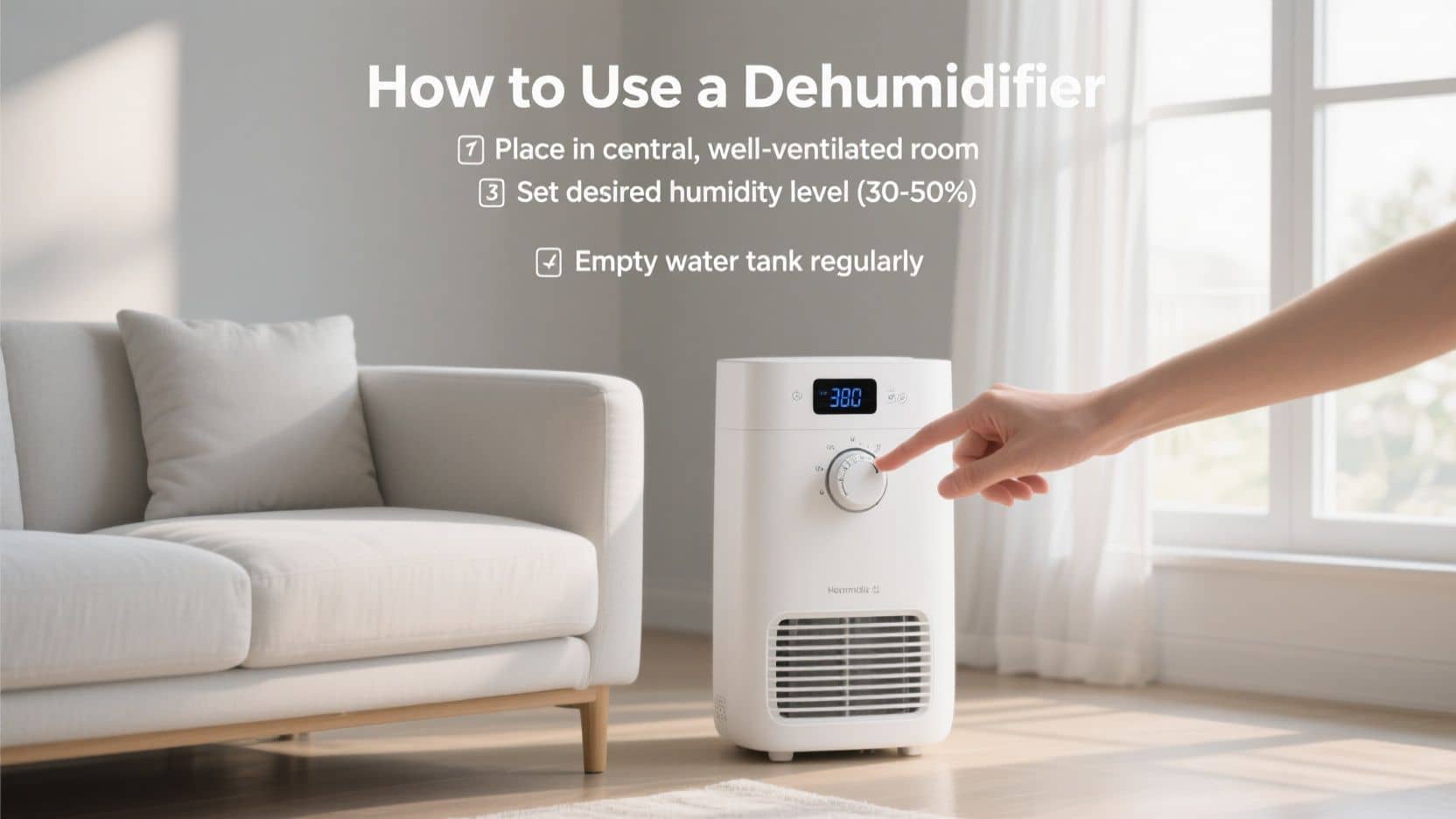 How to Use a Dehumidifier
