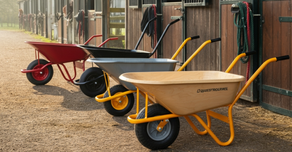 Best Equestrian Wheelbarrow for Horses