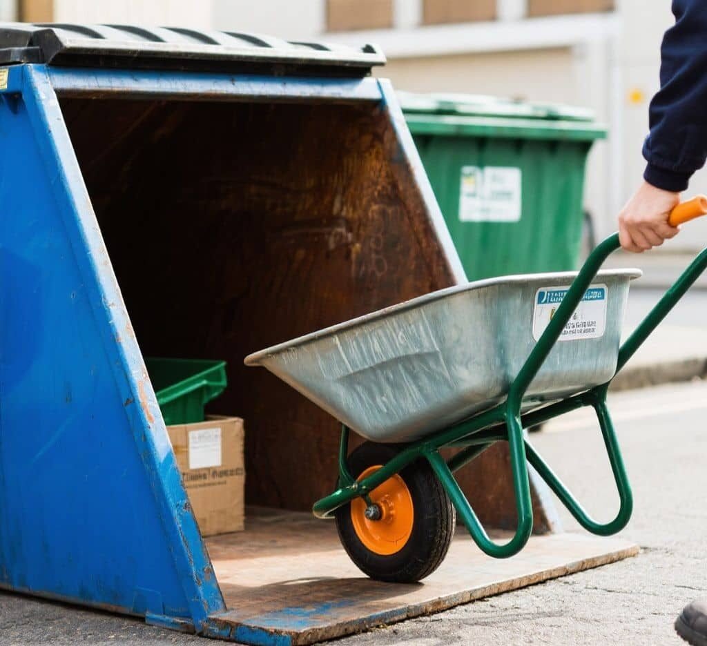The Best Way to Wheelbarrow Into a Skip