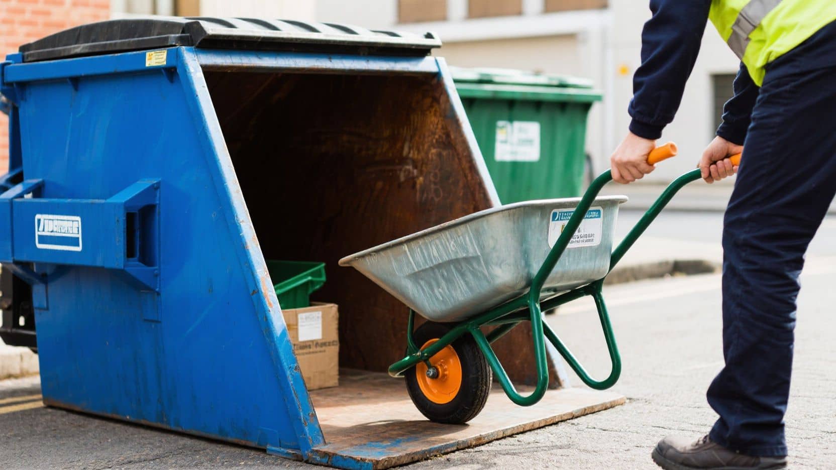 The Best Way to Wheelbarrow Into a Skip