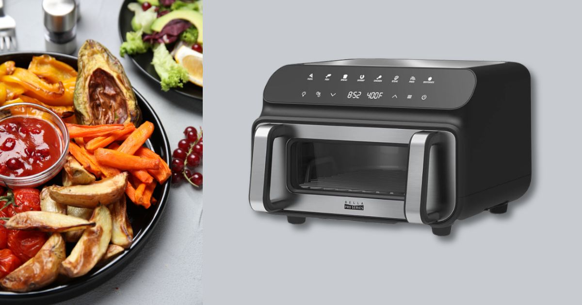 Bella Pro Series 10.5-qt. 5-in-1 Indoor Grill and Air Fryer