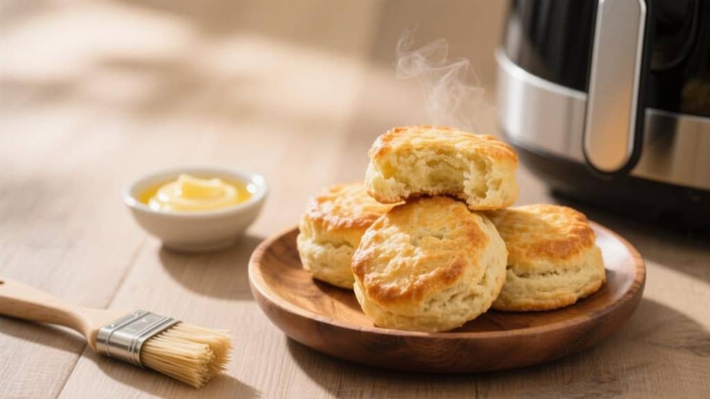 How long to cook frozen biscuits in air fryer