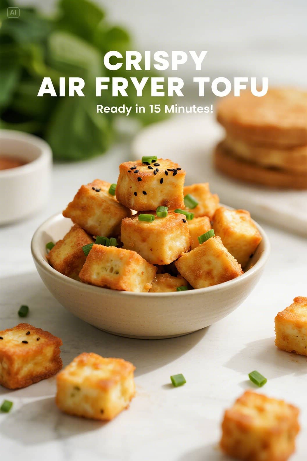 Crispy tofu air fryer