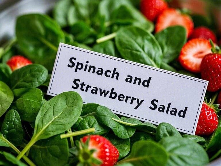 The Perfect Spinach and Strawberry Salad