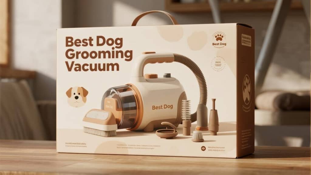 dog grooming kit with vacuum