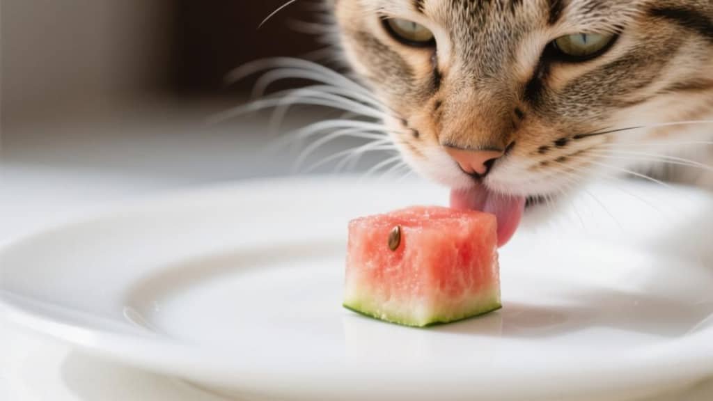 is watermelon safe for cats